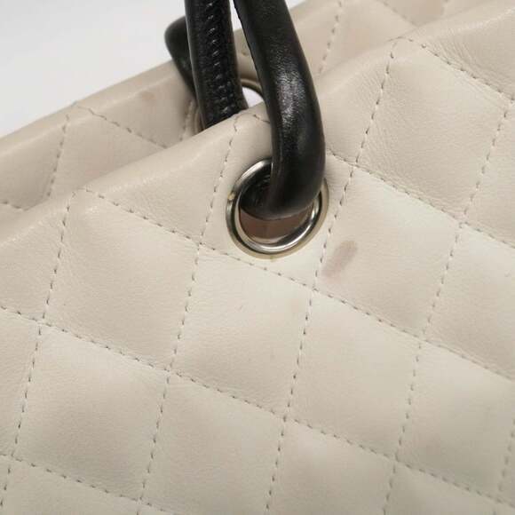 CHANEL Black Lambskin Leather Tote Bag - Picture 15 of 16